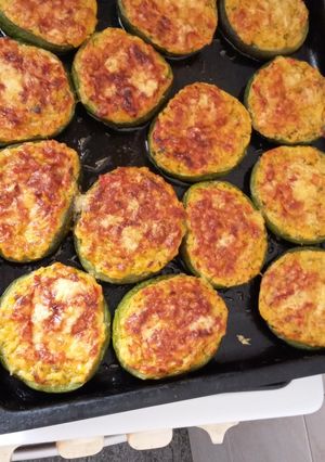 Una foto de Zapallitos rellenos de zapallito