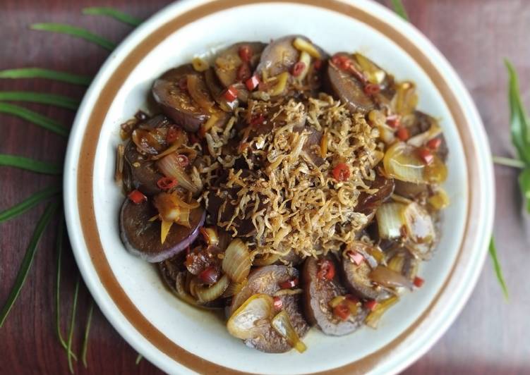 Resep Tumis terong teri🍆 Anti Gagal