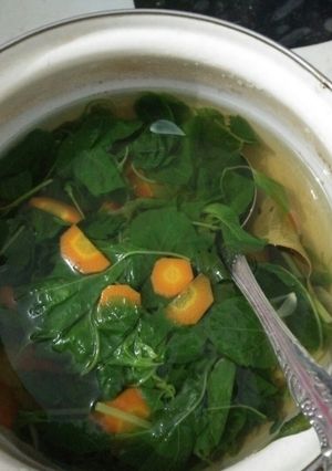 Foto resep Sayur bayam bening