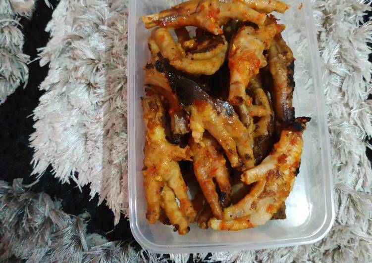 Ceker bakar bumbu taliwang