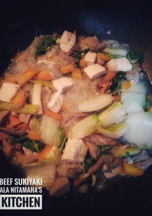 Foto resep 52. Beef Sukiyaki Ala NitaMaha's Kitchen 👩‍🍳