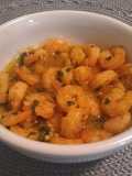 Camarones con limón y ajo