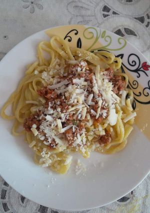 Una foto de Tallarines Caseros