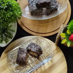 A picture of Lamington (In microwave)🇦🇺.