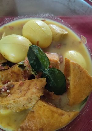 Foto resep Tahu Telur Bumbu Kuning