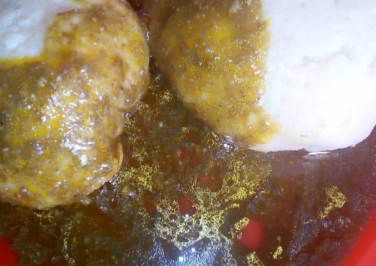 How to Prepare Perfect Tuwon dawa da miyar kuro danya Cooking Basics for Newbies