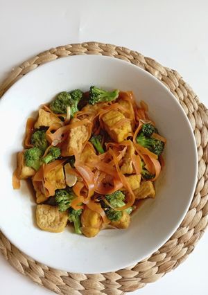 Foto resep Tumis Brokoli Tahu Wortel Teriyaki