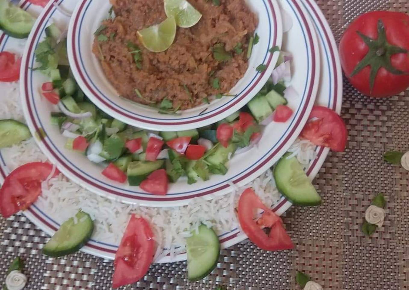 Seekh qeema in a pot