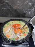 Delicious and nutritious shrimp and crab soup