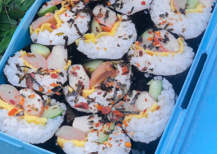 Resep Kimbap simple (nasi gulung korea), Bikin Ngiler