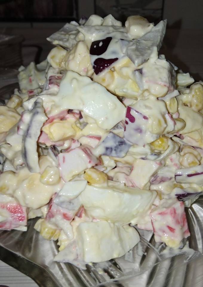 Салат з крабовими паличками
