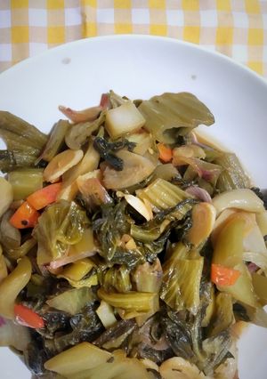 Foto resep Tumis Asinan Sawi