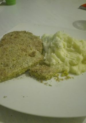 Una foto de Hamburguesas de arvejas rebozadas