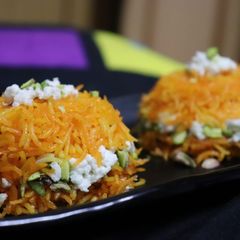 Paneer Keshriya rice A picture of Paneer Keshriya rice.