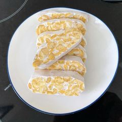 A picture of Chickpea Tempeh.