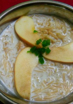 A picture of Apple vermicili Kheer.