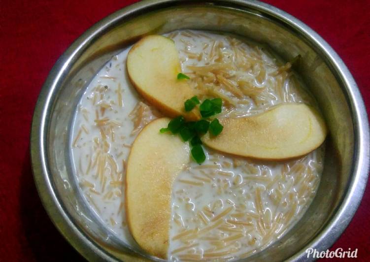 Steps to Prepare Super Quick Homemade Apple vermicili Kheer