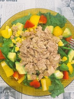 Hình của món 🥗Salad Cá Ngừ Eat Clean.