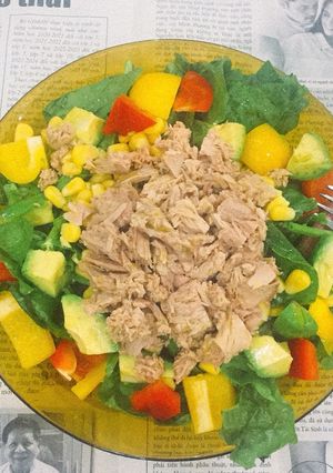 Hình của món 🥗Salad Cá Ngừ Eat Clean.