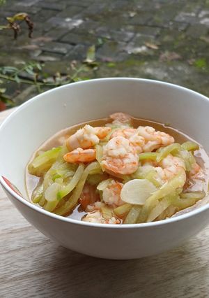 Foto resep Tumis Udang Labu Siam