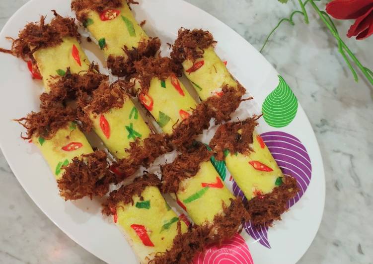 Roti Gulung Abon