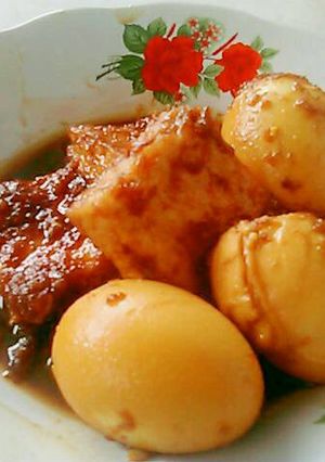 Foto resep Bacem tahu telur