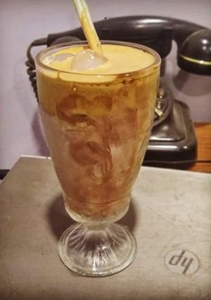A picture of Dalgona Coffee☕.