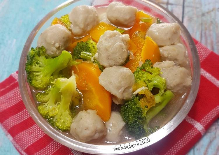 Resep Sop bakso brokoli yang Menggugah Selera