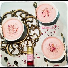 A picture of Pink cotton candy Phirni.