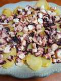 Pulpo fresco a Feira