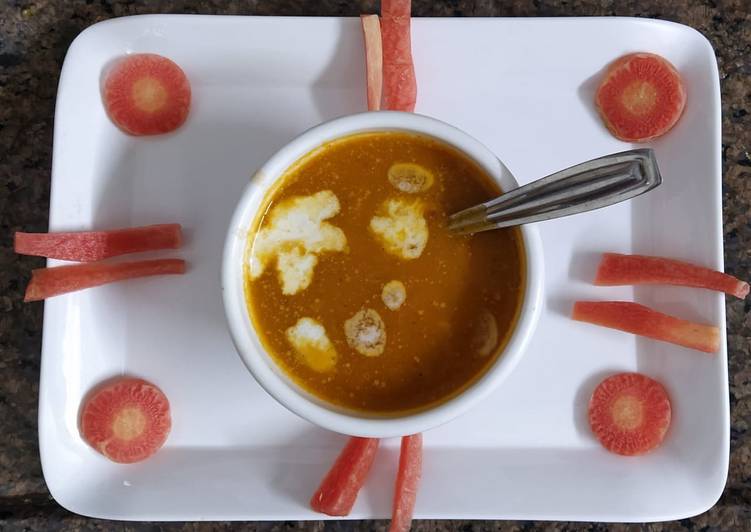 Simple Way to Prepare Any-night-of-the-week Roasted Carrot soup