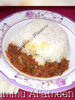 Shinkafa da vegetable soup ainihin hoton girkin