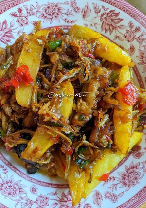 Gambar Sambal Bilis Kentang Goreng