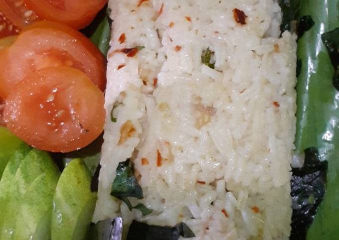 Langkah Mudah untuk Menyiapkan Nasi bakar mudah dan murah Anti Gagal