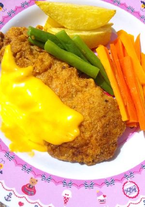 Foto resep Steak ayam crispy saus keju