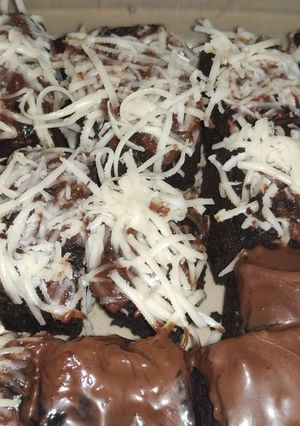 Foto resep Bolu oreo (2 bahan) topping coklat keju