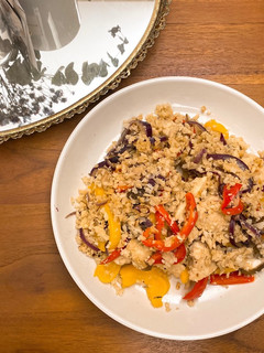 低熱量什錦炒飯-花椰菜米 的食譜成品照片