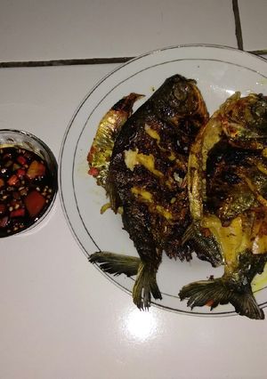 Foto resep Ikan bakar bawal