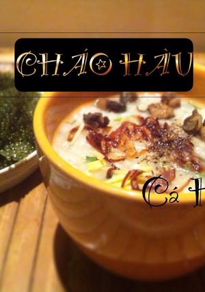 Hình của món CHÁO HÀU.