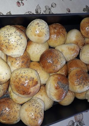 Mini zsemle recept fotója
