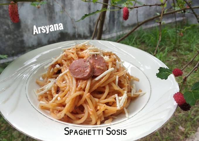 Resep Spaghetti Sosis Oleh F Mikayla Arsyana Cookpad