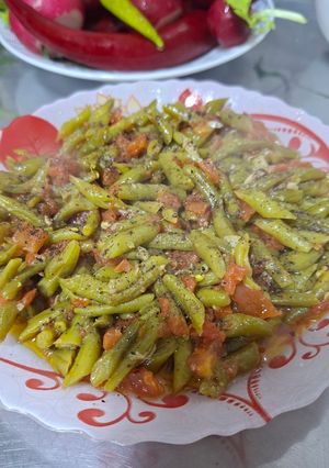 صورة لوصفة فاصوليا خضراء بزيت الزيتون