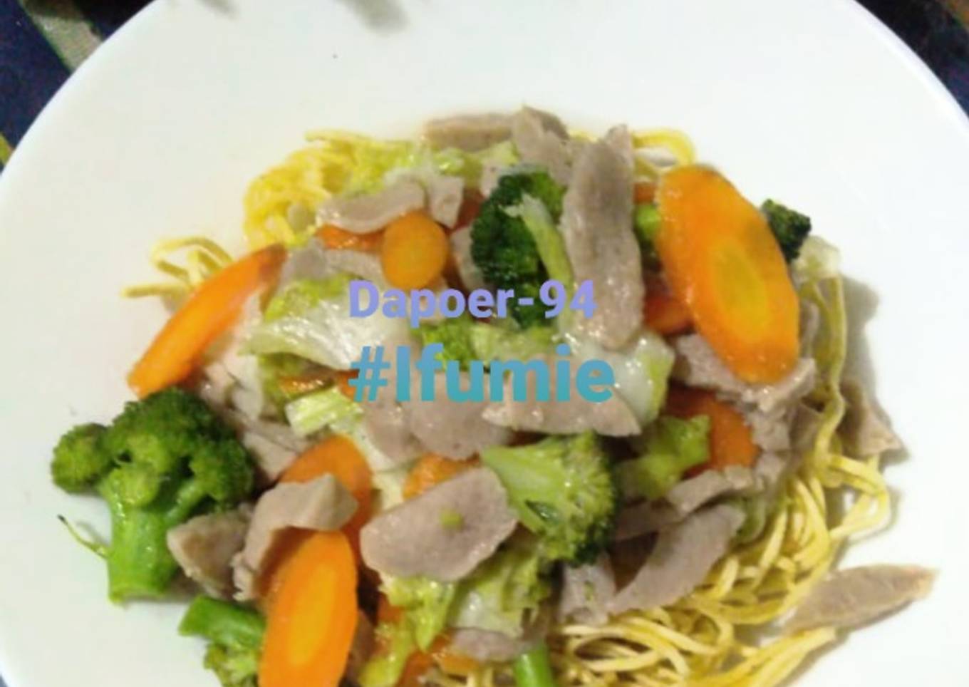 IFumie#mie siram sayur capcay