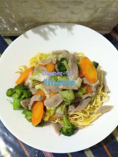Foto resep IFumie#mie siram sayur capcay