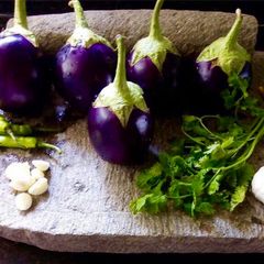 A picture of Eggplant mash Cooker recipe.