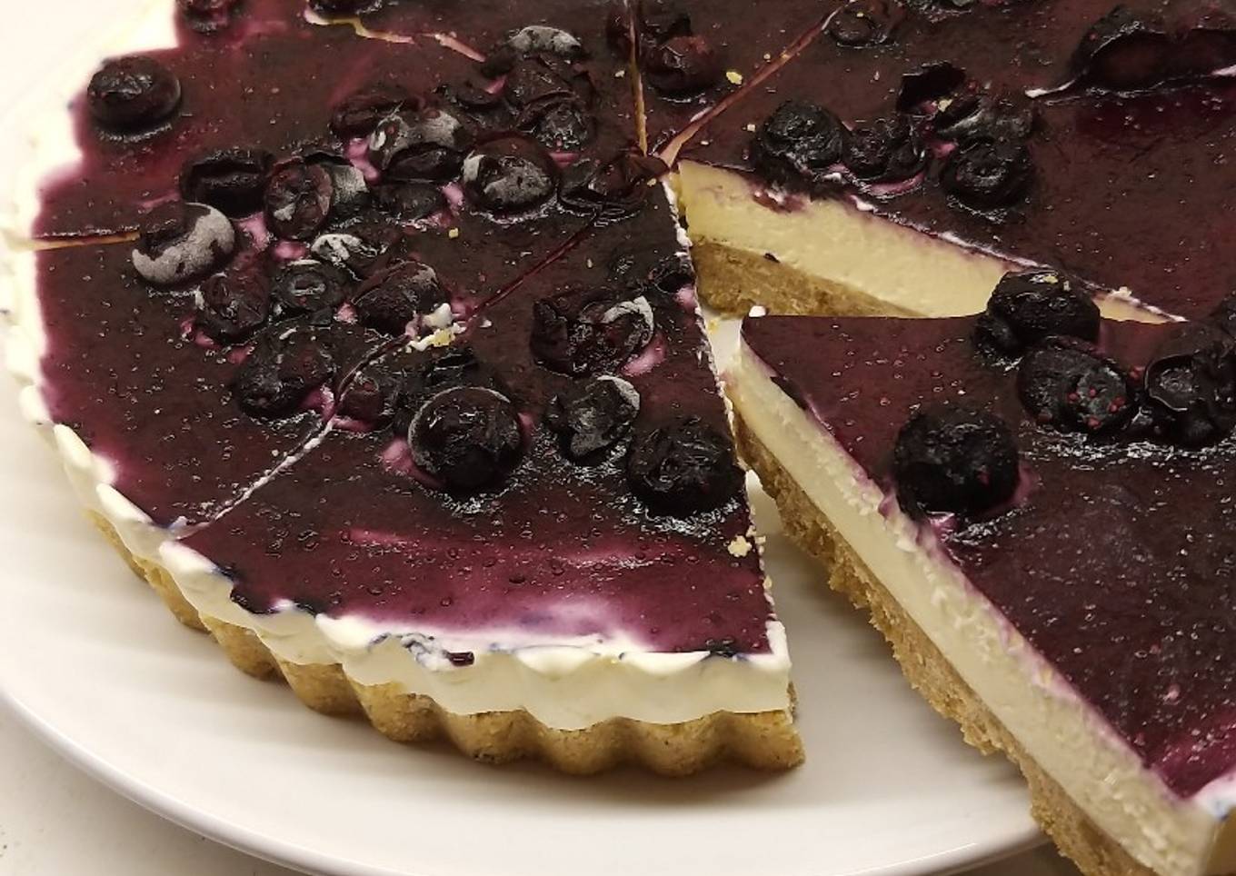 Blueberry cheese cake