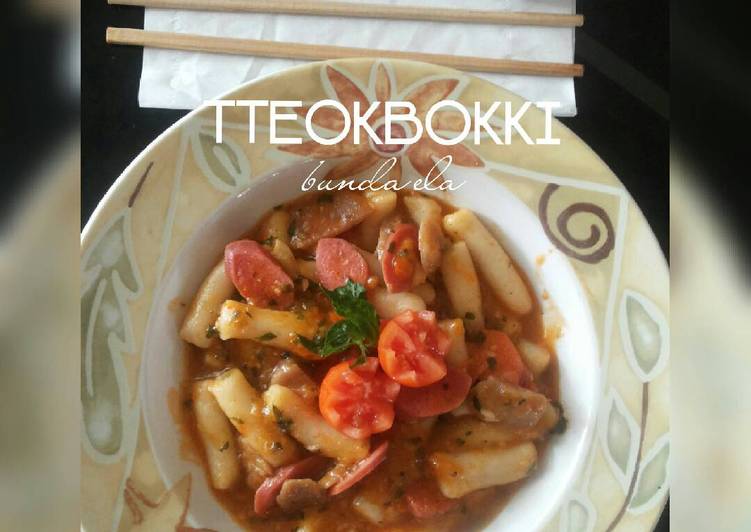 Tteokbokki (kue beras pedas)