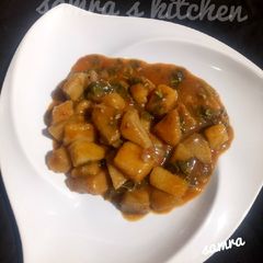 A picture of Yam porridge.
