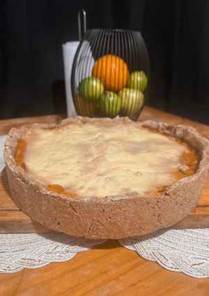 Una foto de Tarta de zapallo integral