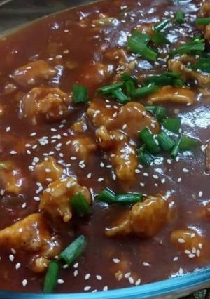 A picture of Chicken Manchurian.